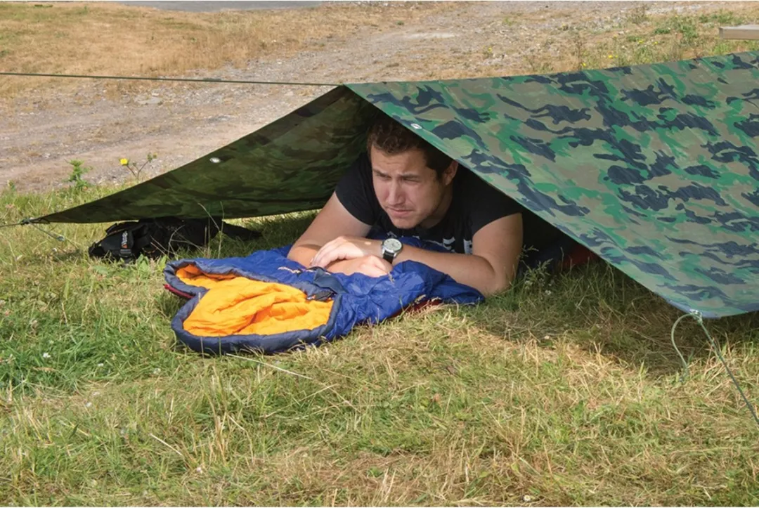 Silverline Afdekzeil Camouflage 230x280cm