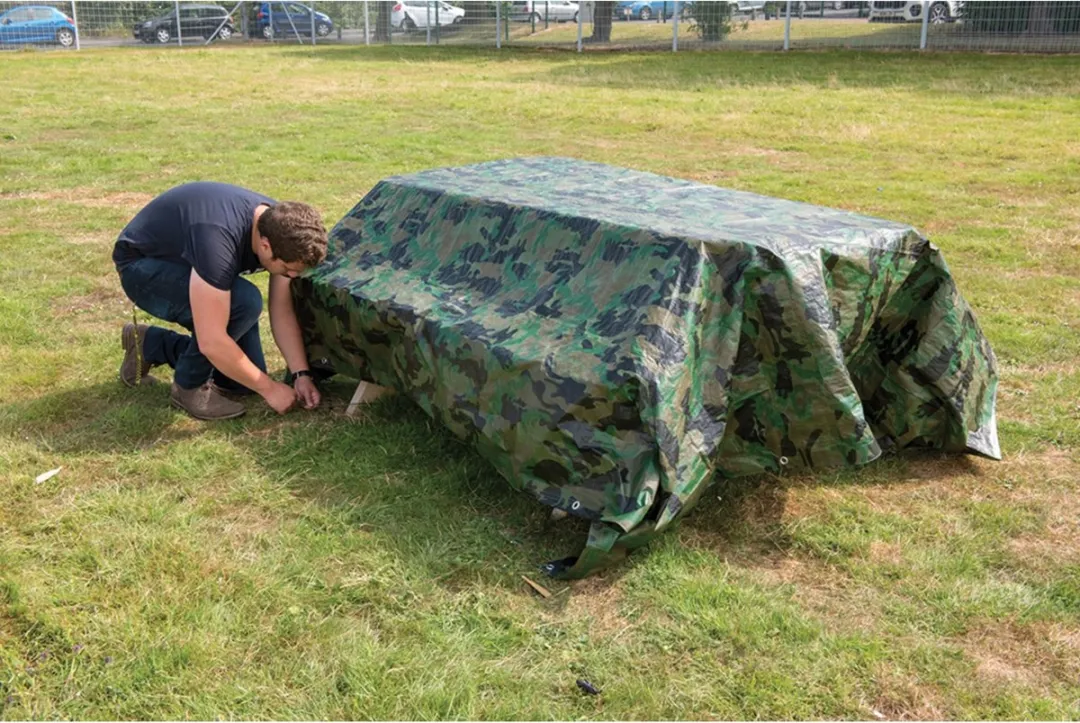 Silverline Afdekzeil Camouflage 230x280cm