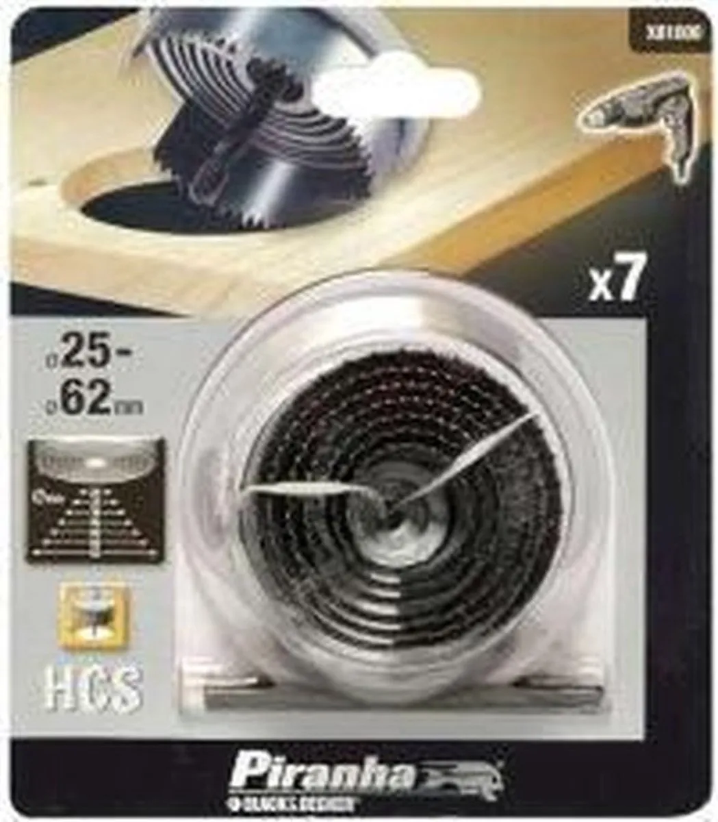 BLACK+DECKER Piranha Gatenzaag 25-62mm - 1 Stuk