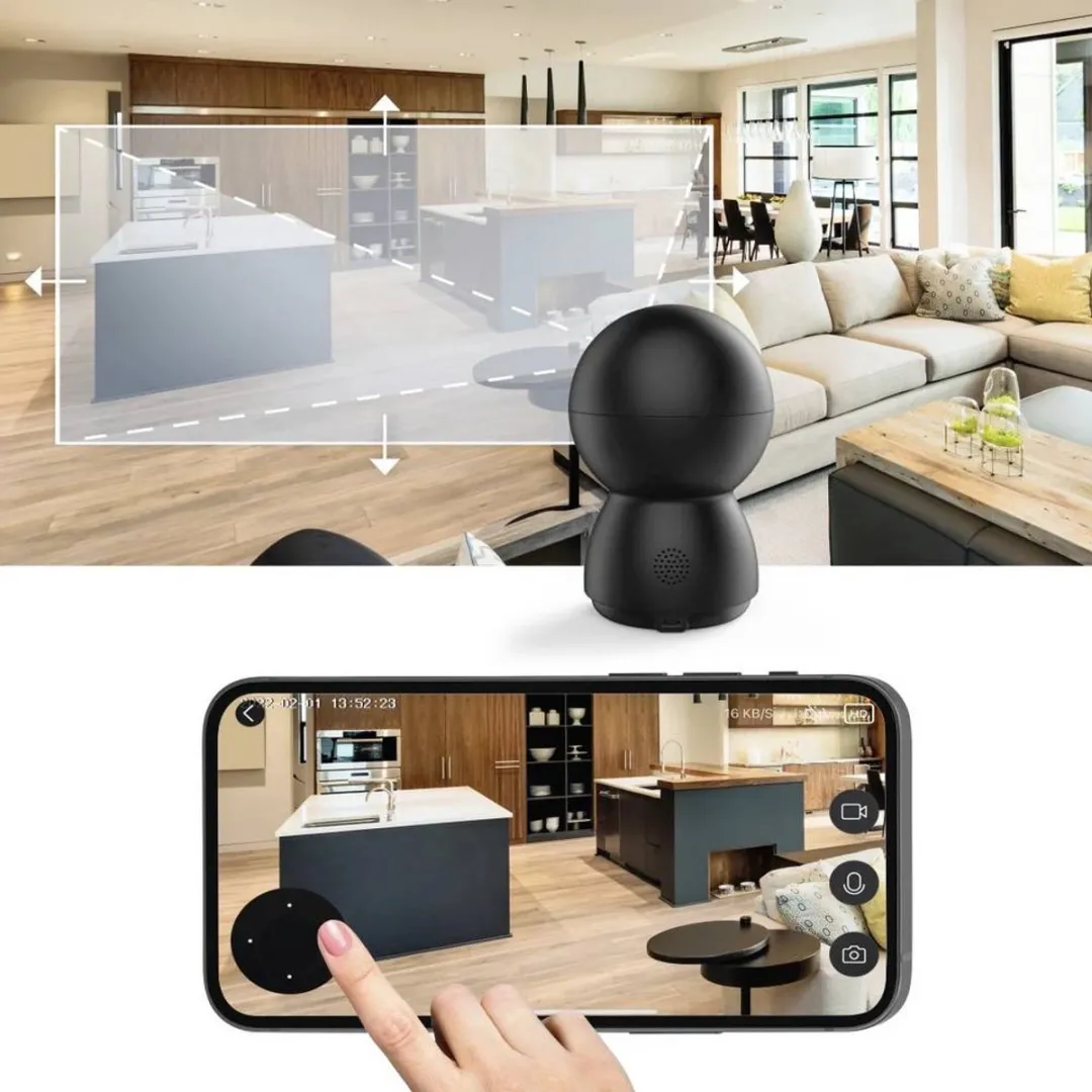 Hama 00176647 Bolcam Binnencamera 1080p - Zwart