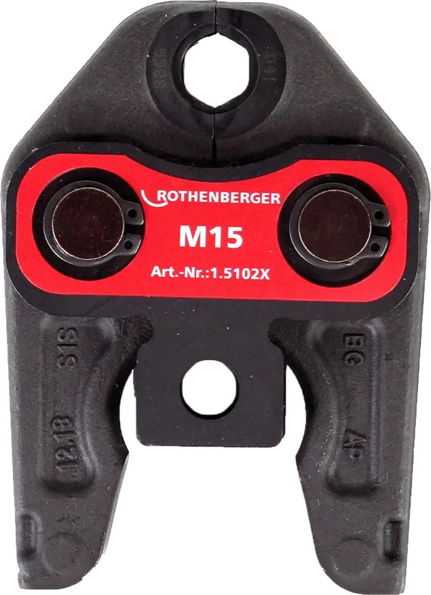 Rothenberger Persbek M15 - 15 Stuks - Grijs/Rood