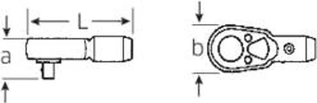Stahlwille 552 15110000 Omschakelratel 3/4" (20mm) - 165mm
