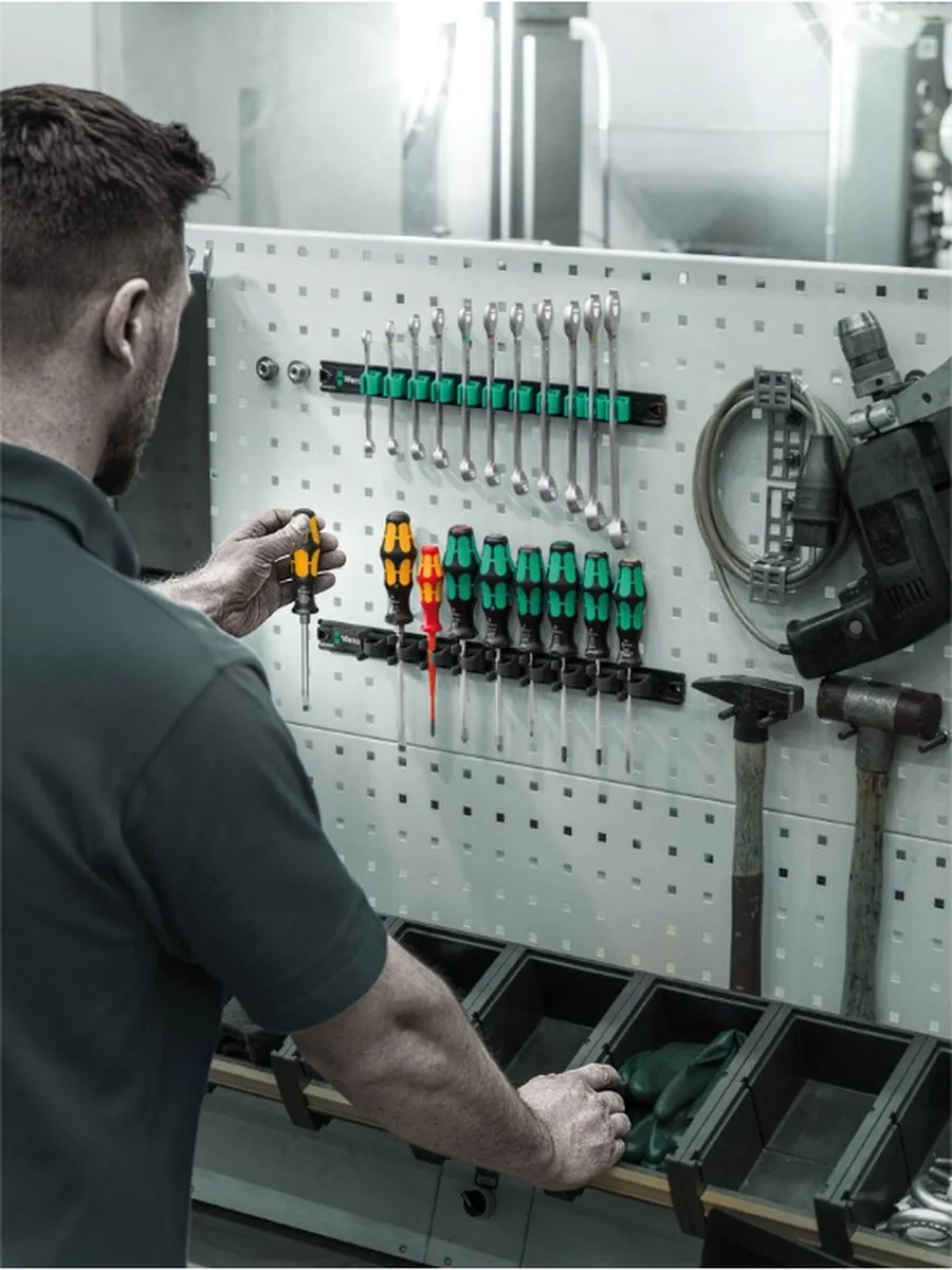 Wera 9650 Magneetstrip Kraftform Schroevendraaierset 9-delig