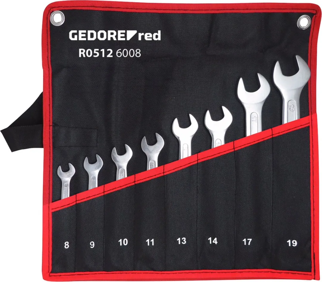 Gedore RED 3301081 Dubbele Steeksleutelset 8-delig 6-9mm
