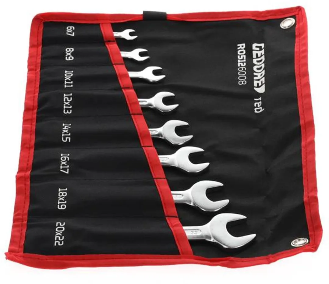 Gedore RED 3301081 Dubbele Steeksleutelset 8-delig 6-9mm