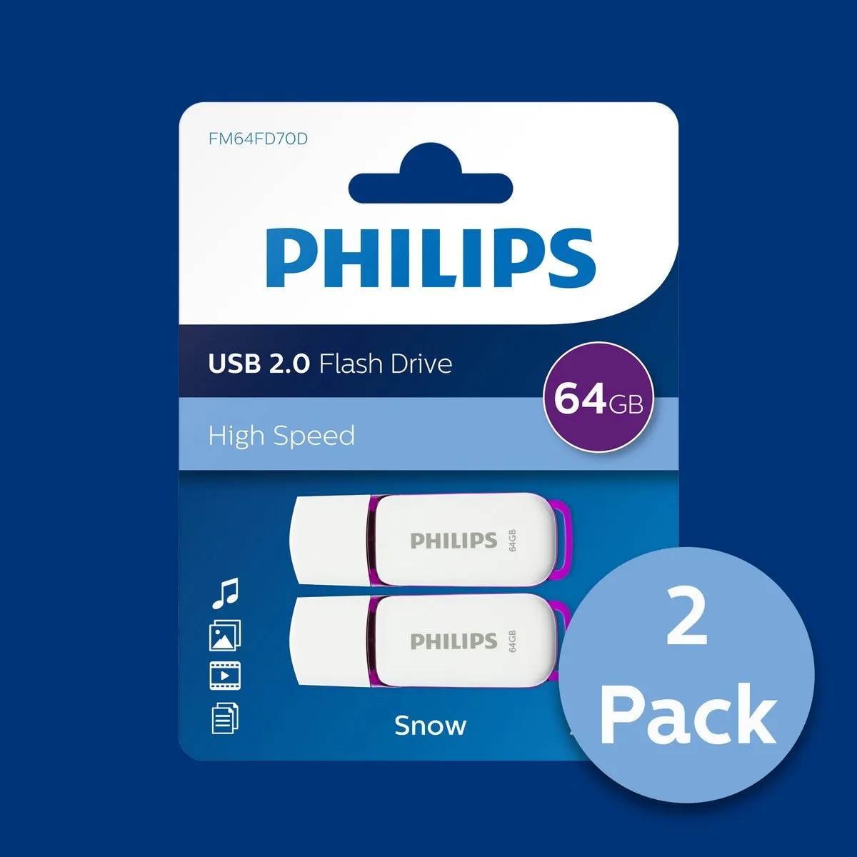 Philips USB Stick Snow Edition 64GB