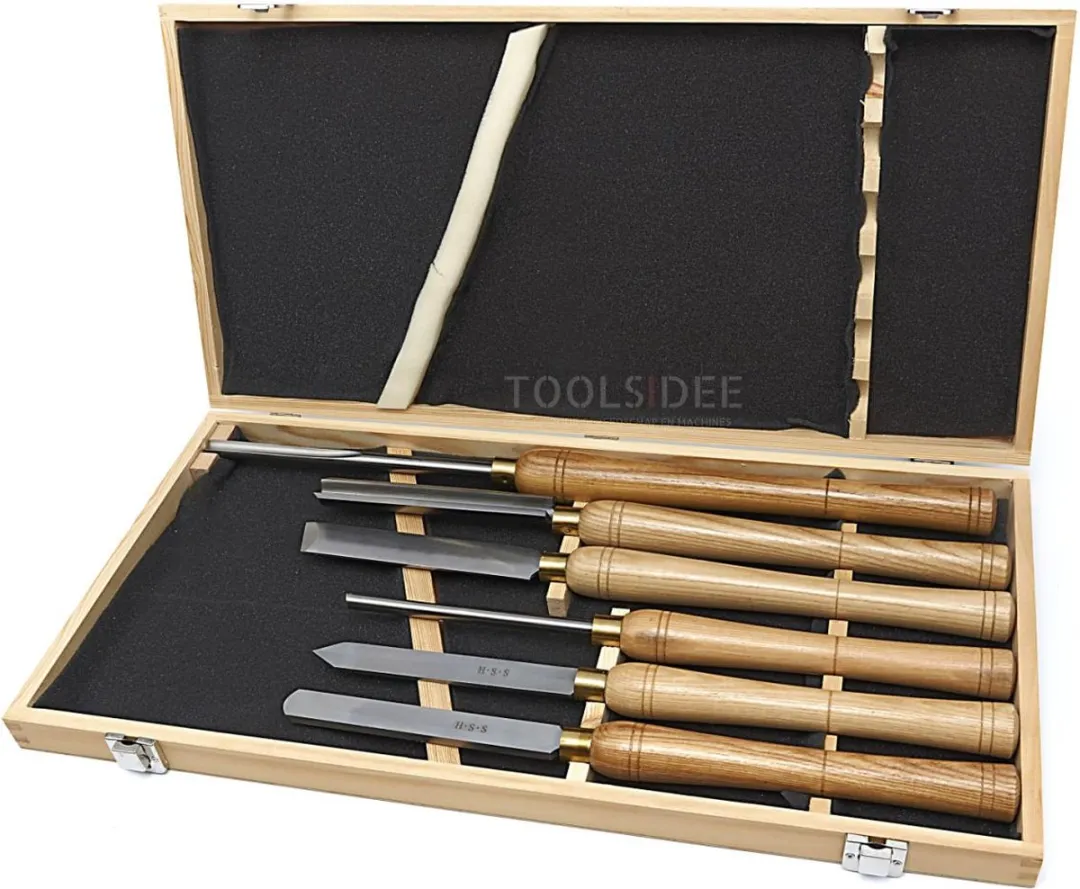 HBM Houtdraaibeitelset HSS 1 - 4 Stuks