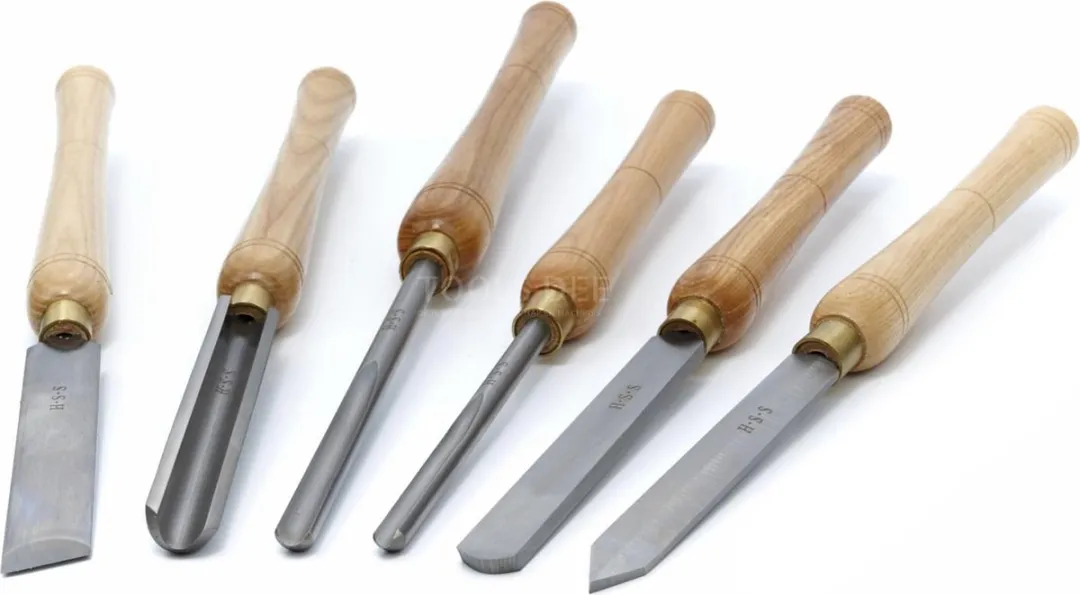 HBM Houtdraaibeitelset HSS 1 - 4 Stuks