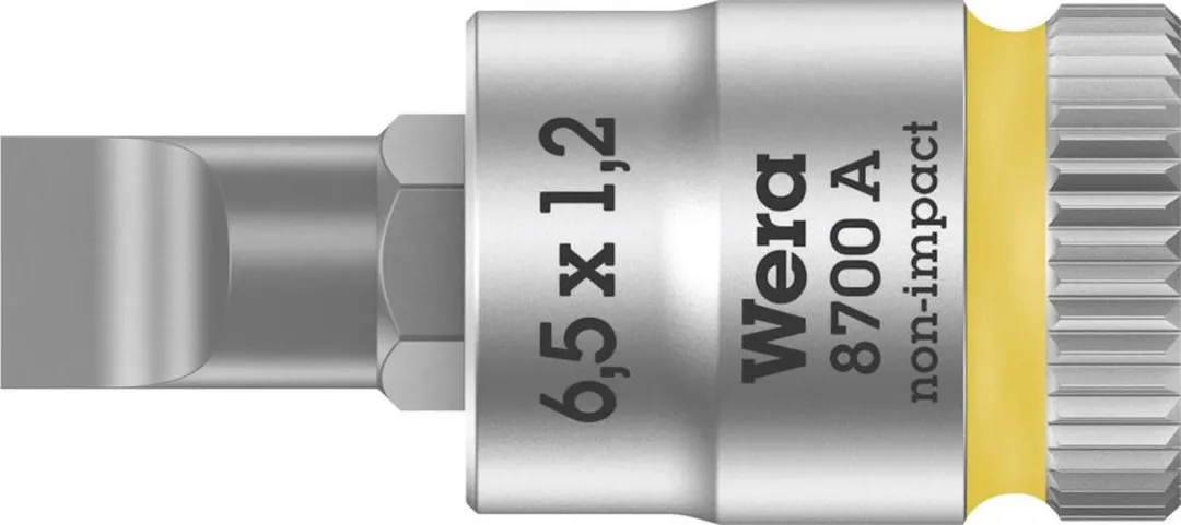 Wera 8700 A FL 05003322001 Dopsleutel-bitinzet 6.5mm