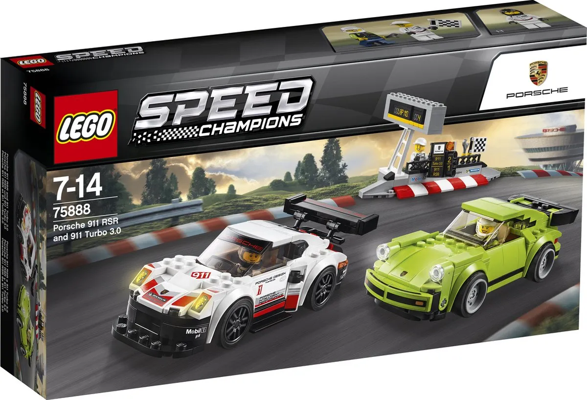 LEGO Speed Champions Porsche 911 RSR & Turbo 3.0 75888