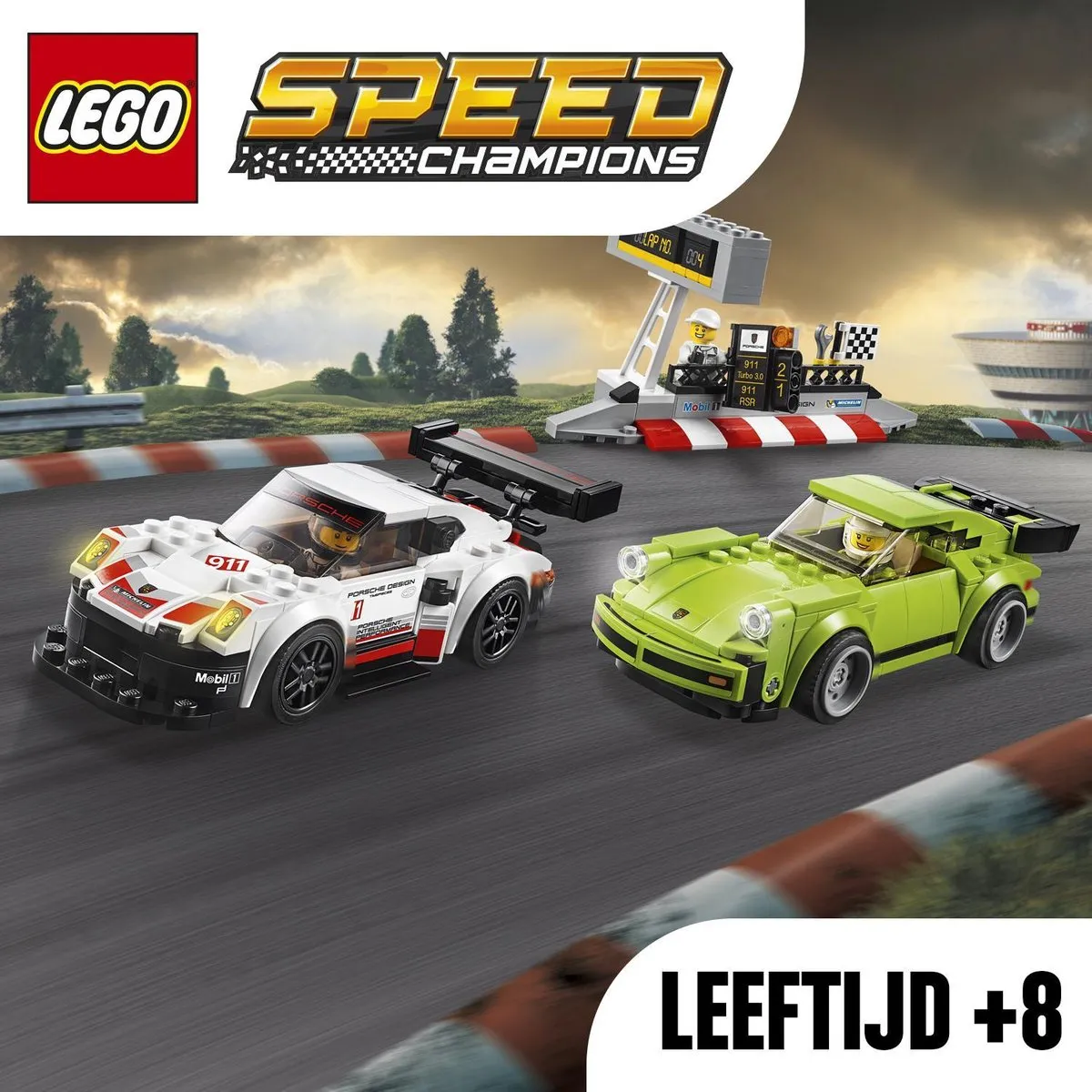 LEGO Speed Champions Porsche 911 RSR & Turbo 3.0 75888 - 391 Stukken