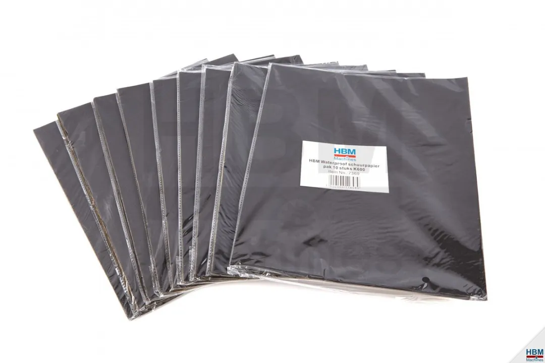 HBM Waterproof Schuurpapier K120 - 10 Stuks