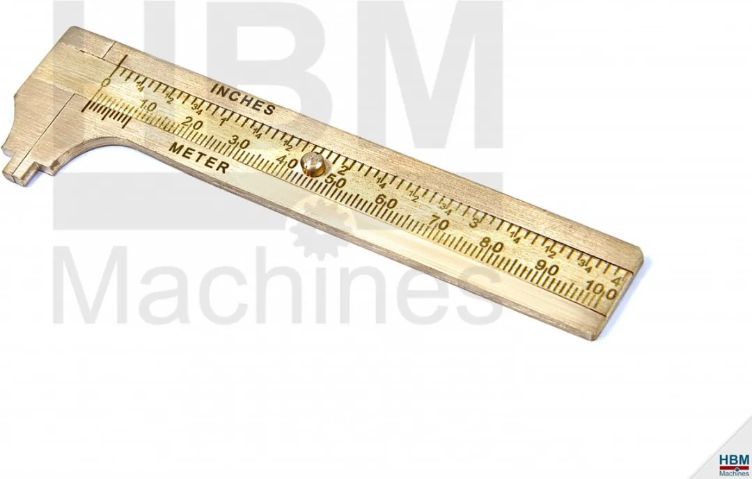 HBM Messing Schuifmaat 100mm