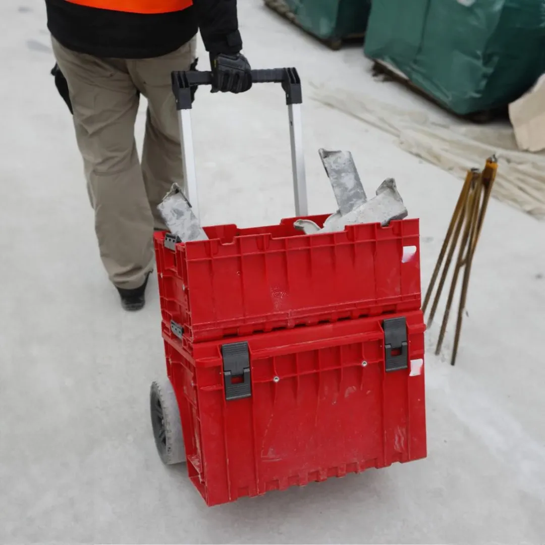 Toolbrothers RHINO XXL Gereedschapskoffer 35L - Rood - afbeelding 6 van 6
