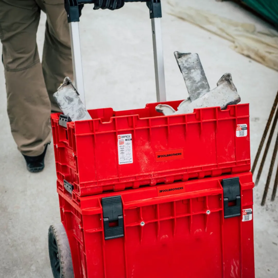 Toolbrothers RHINO XXL Gereedschapskoffer 35L - Rood - afbeelding 5 van 6