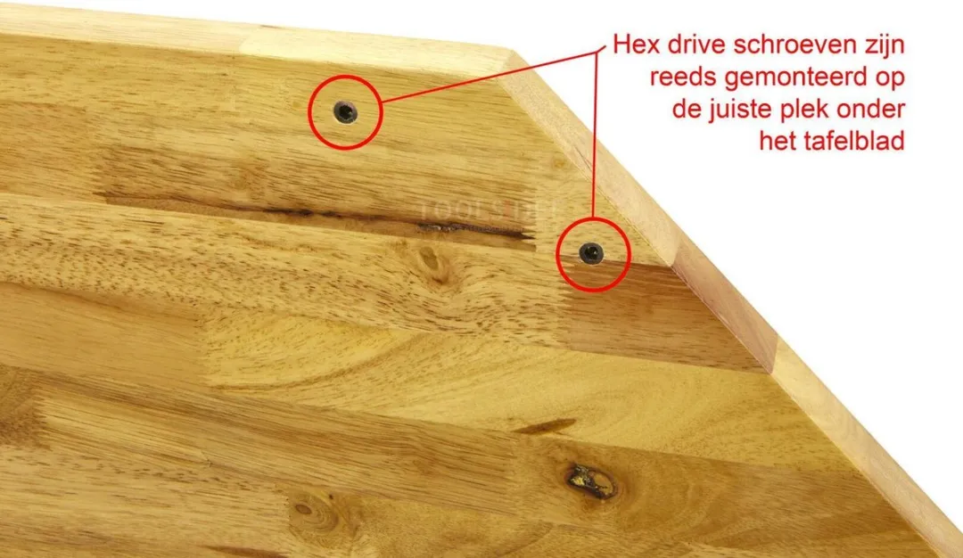 HBM Massief Houten Werkblad 68cm