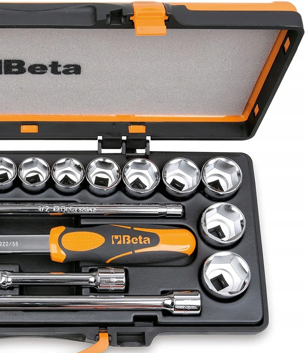 Beta Gereedschapset Doppen 1/2" - 25-delig - Metaalkoffer - afbeelding 2 van 5