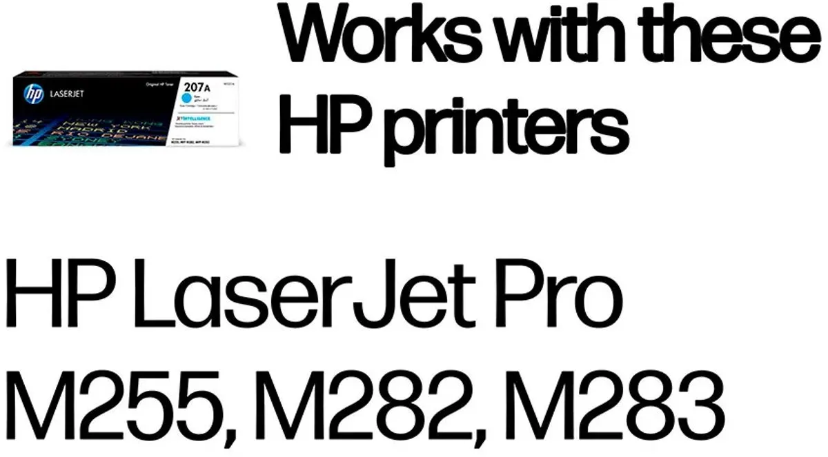 HP 207A Tonercartridge Cyaan