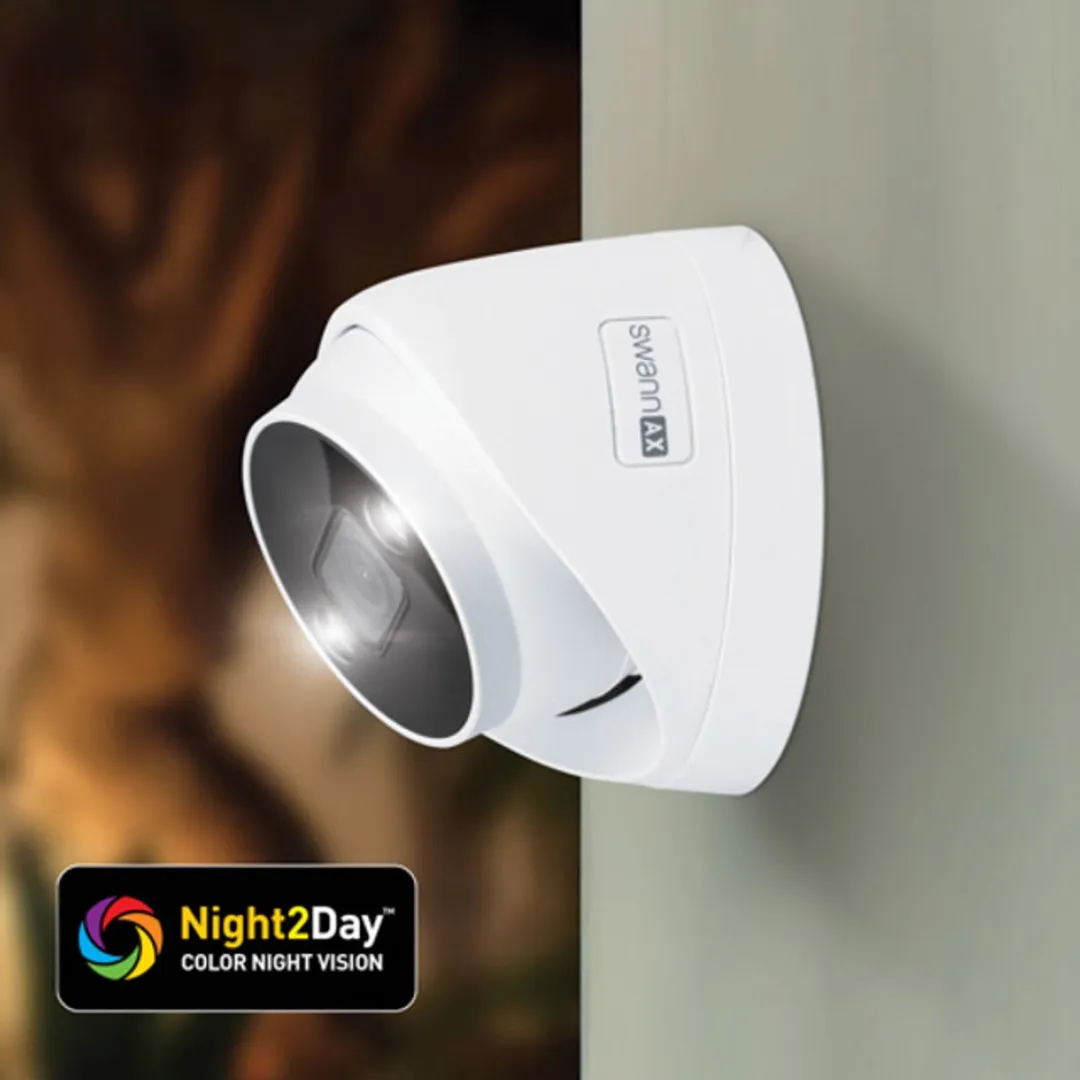 Swann AdvancedX SWNVK-16ADVANX8D-EU Beveiligingscamera - 8x 4K IP Spotlight Dome - 2TB NVR - Wit