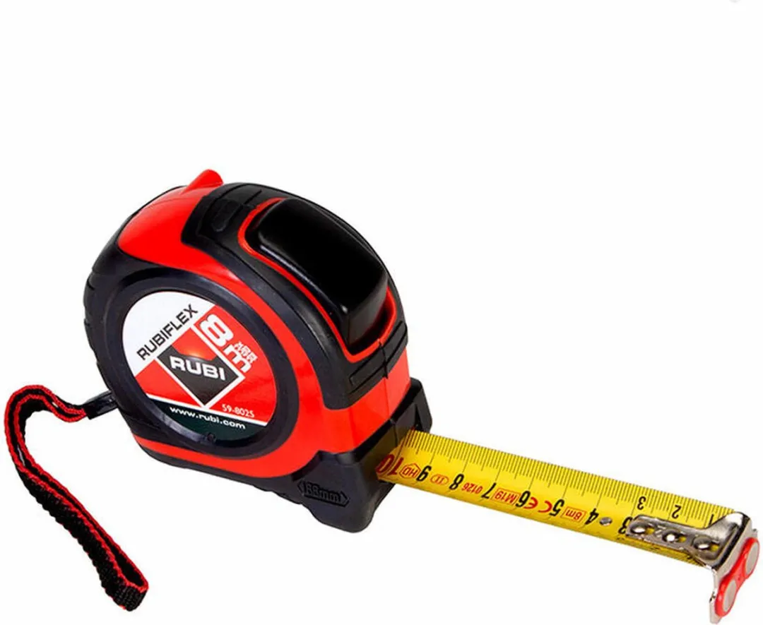 Rubi Rubiflex 75902 Rolmaat - 8m x 25mm - Magnetisch - afbeelding 2 van 2