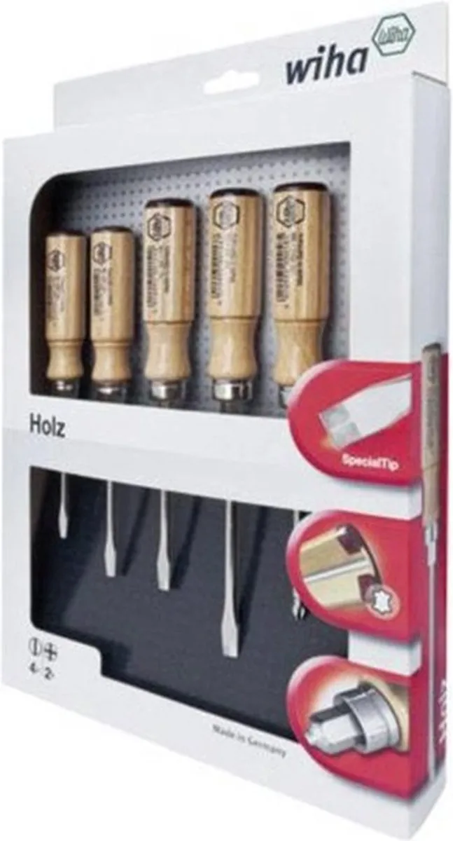 Wiha 6-delige Schroevendraaierset 162 HK6 SO - 7 Stuks