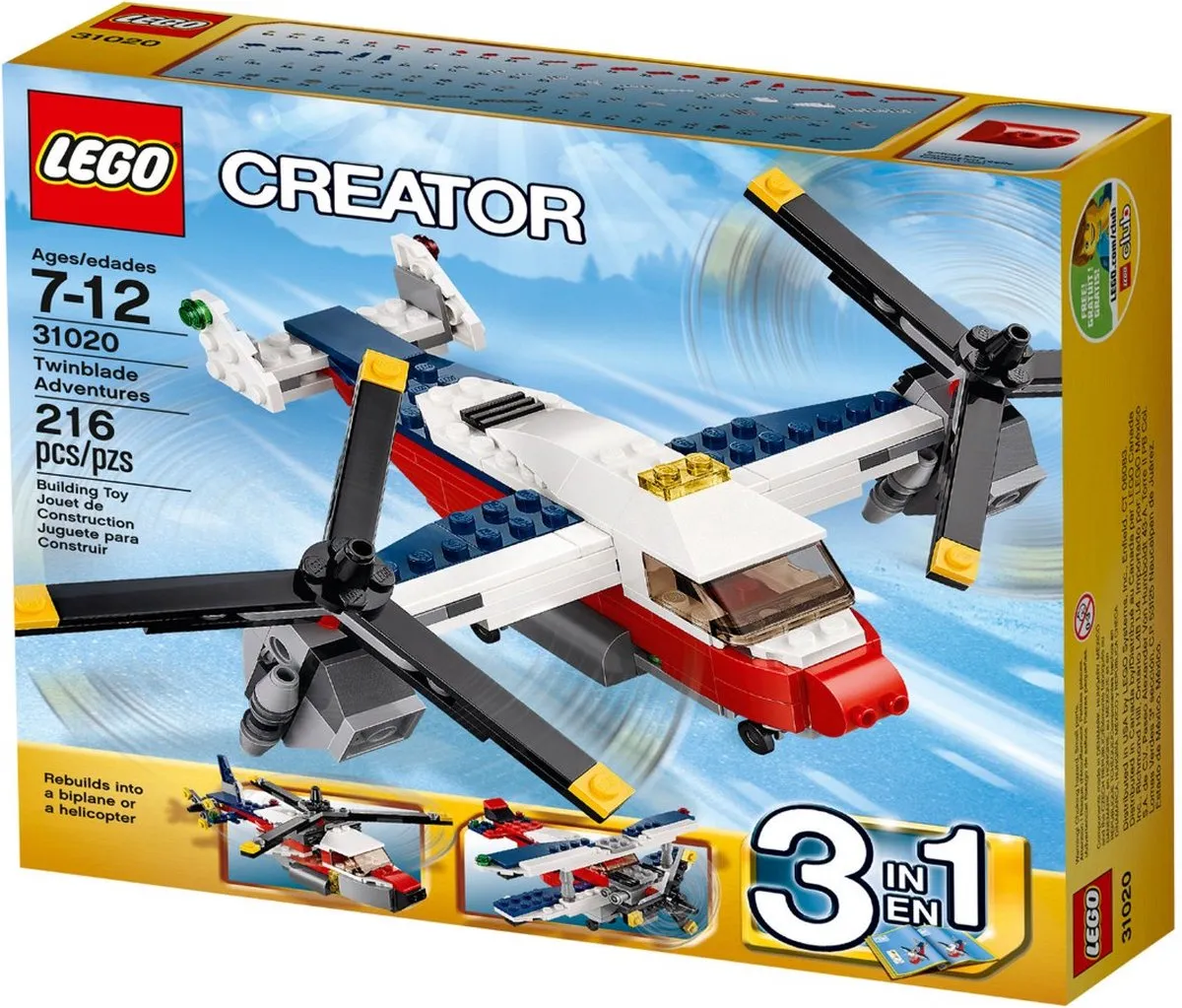 LEGO Creator Twinblade Avonturen 31020 - 216 Stukken