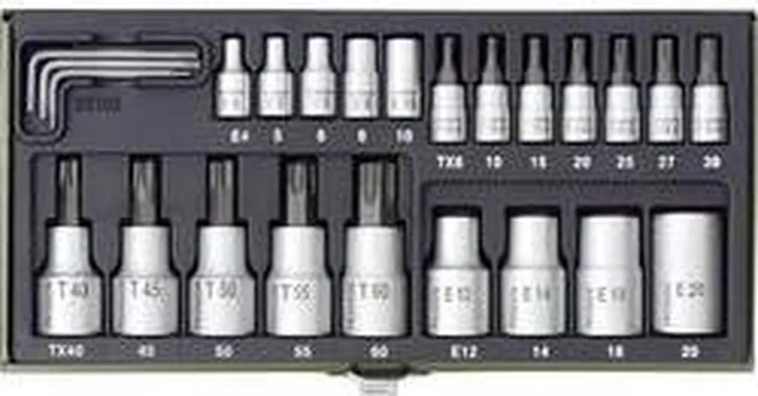 Proxxon Industrial 23 102 Dopsleutel-bitinzetset 24-delig