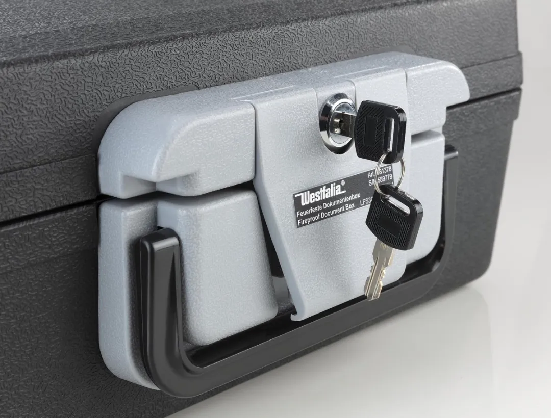 Westfalia Documentenbox Brandveilig - Zwart