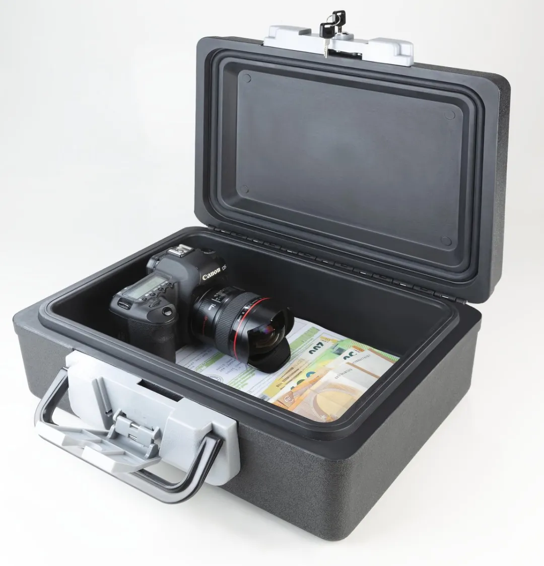 Westfalia Documentenbox Brandveilig - Zwart