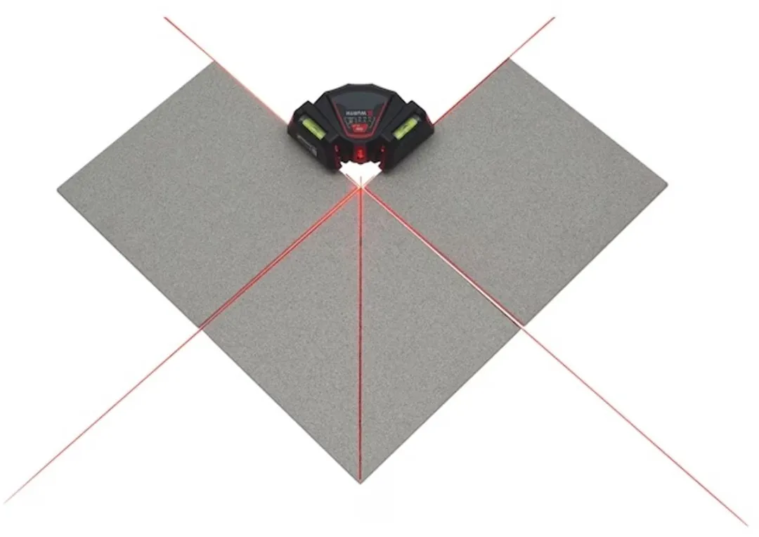 Würth FLL 13 Tegellaser - 4 Lijnen - 40m - Zwart