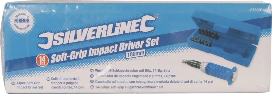 Silverline 375291 Slagschroevendraaierset - 14-delig - Softgrip
