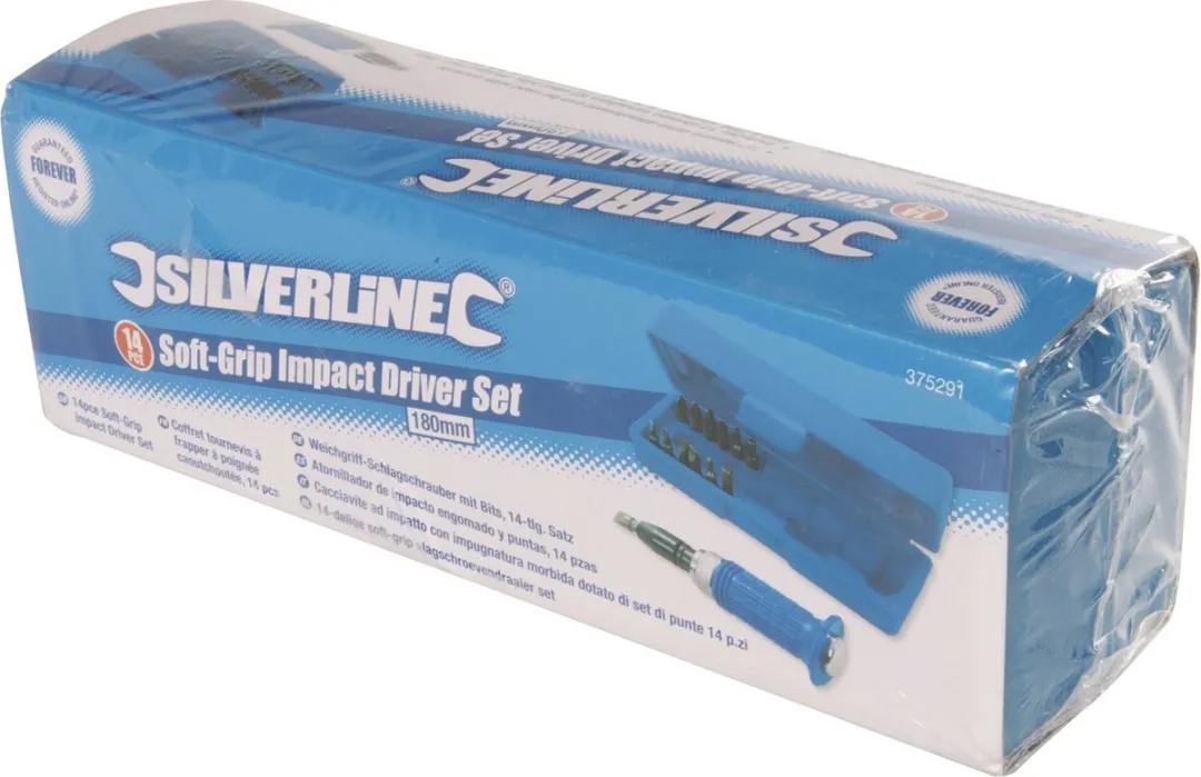 Silverline 375291 Slagschroevendraaierset - 14-delig - Softgrip