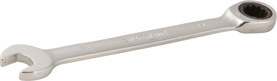 Silverline Steek-/Ringratelsleutel 13mm