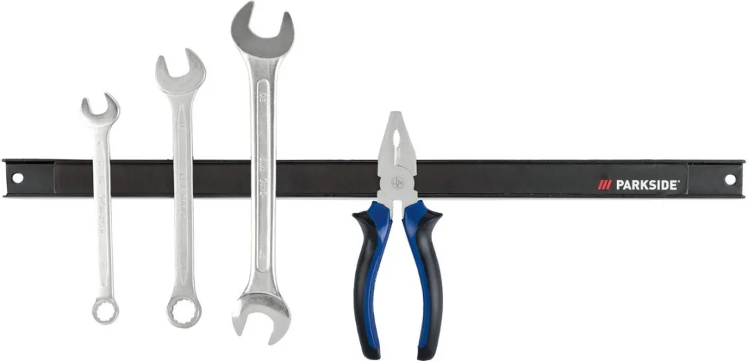PARKSIDE Magneetstrip Set 3-delig - Zwart