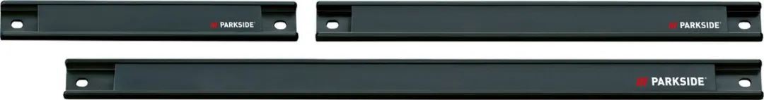 PARKSIDE Magneetstrip Set 3-delig - Zwart