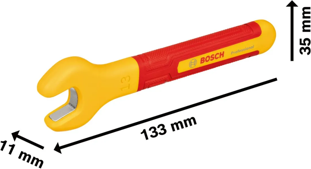 Bosch Professional VDE Steeksleutel 13mm - 1600A02NF1