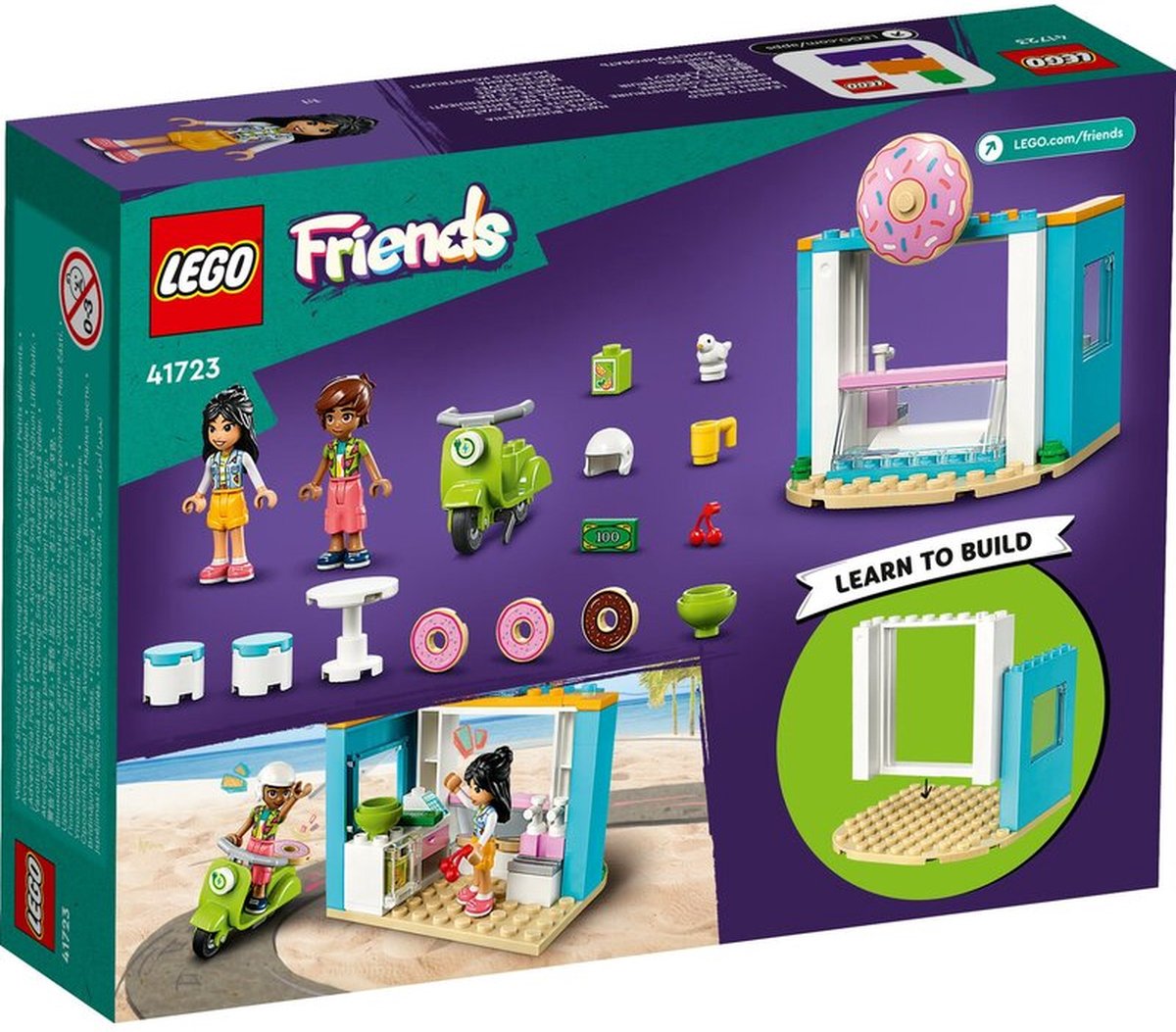 LEGO Friends Donutwinkel Speelset voor Kinderen vanaf 4 Jaar met Minipoppetjes - 41723