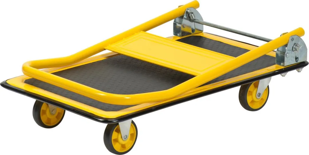 Stanley Plateauwagen 150kg - Geel/Zwart