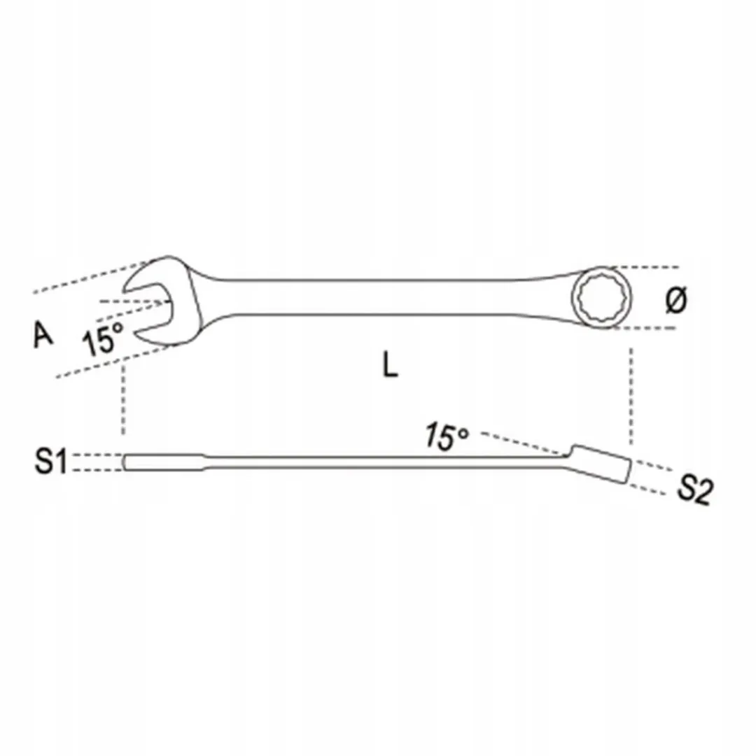 Beta Ring- en Steeksleutel 5/8" 216mm - 1 Stuk
