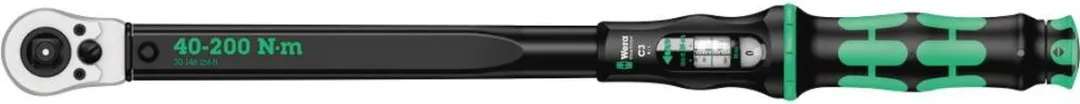 Wera Click-Torque C 3 R/L 05075626001 Momentsleutel 1/2" - 40-200 Nm