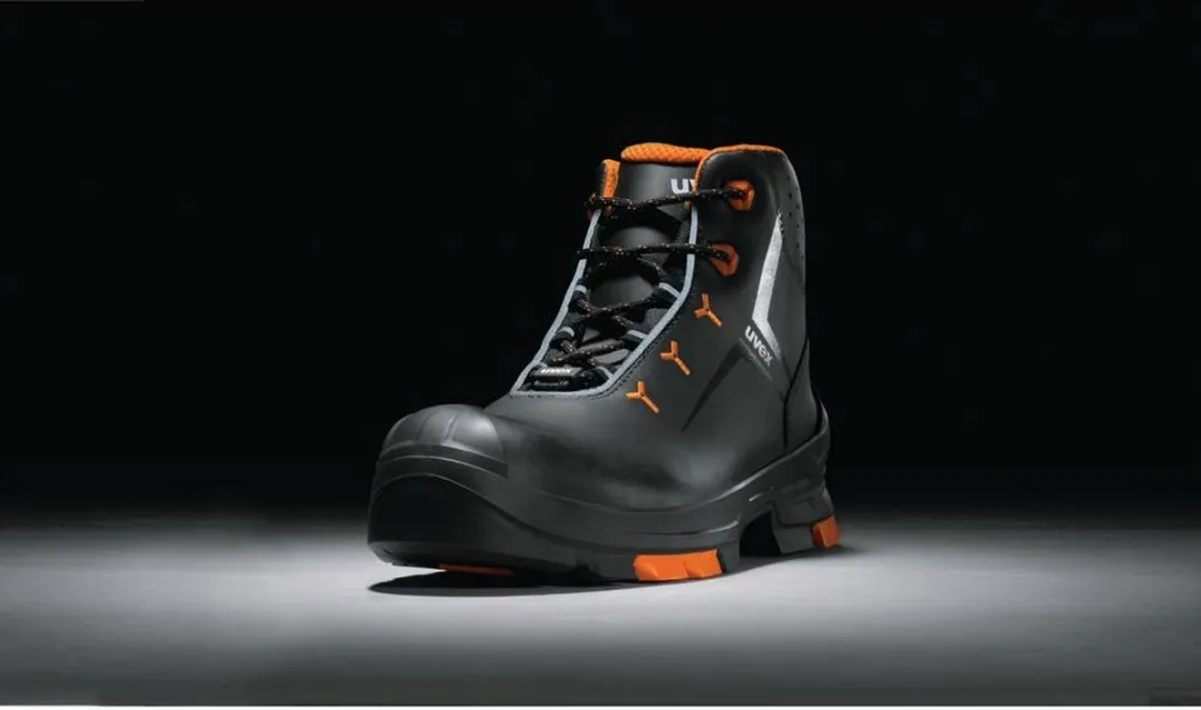 Uvex 2 Hoog 6503.2 S3 - Zwart/Oranje - Maat 41