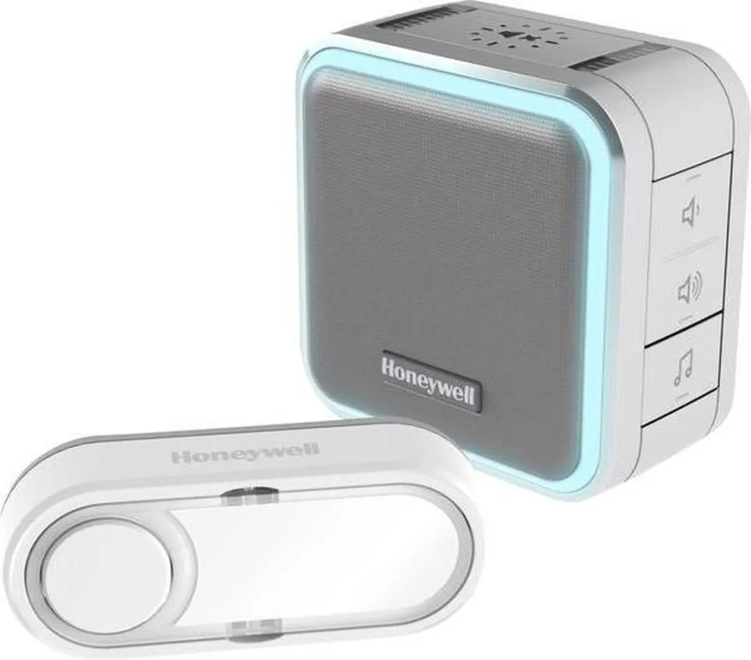 Honeywell Draadloze Bel 150M 6 Melodieën 84dB - Wit