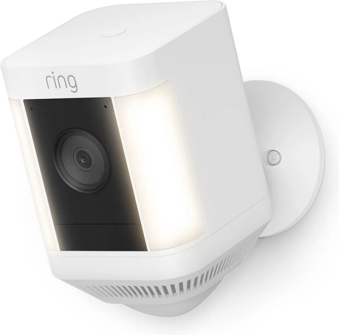 Ring Spotlight Cam Plus Battery - Wit