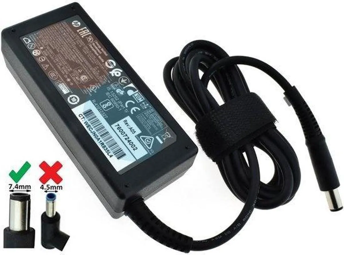 HP 65W Smart AC Adapter H6Y89ET - Laptop
