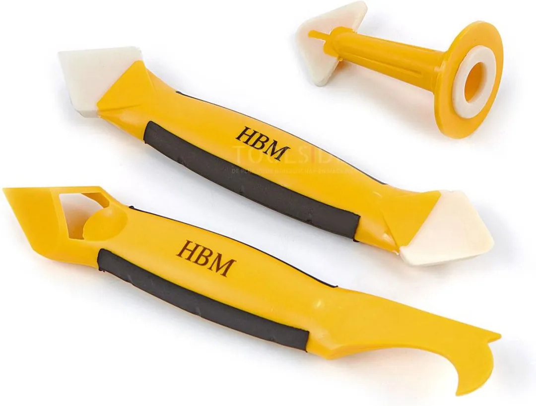 HBM Machines 3-delige Kitstrijker & Verwijderhulpmiddel Set