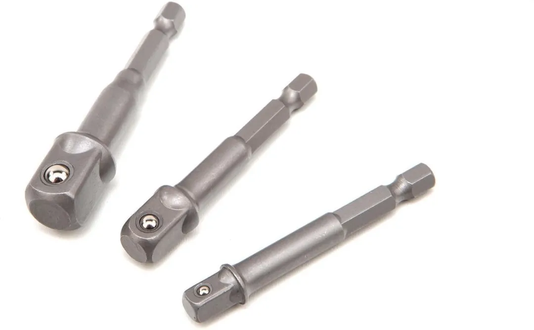 HBM 3-delige Bit-Dop Adapterset met HEX Aansluiting