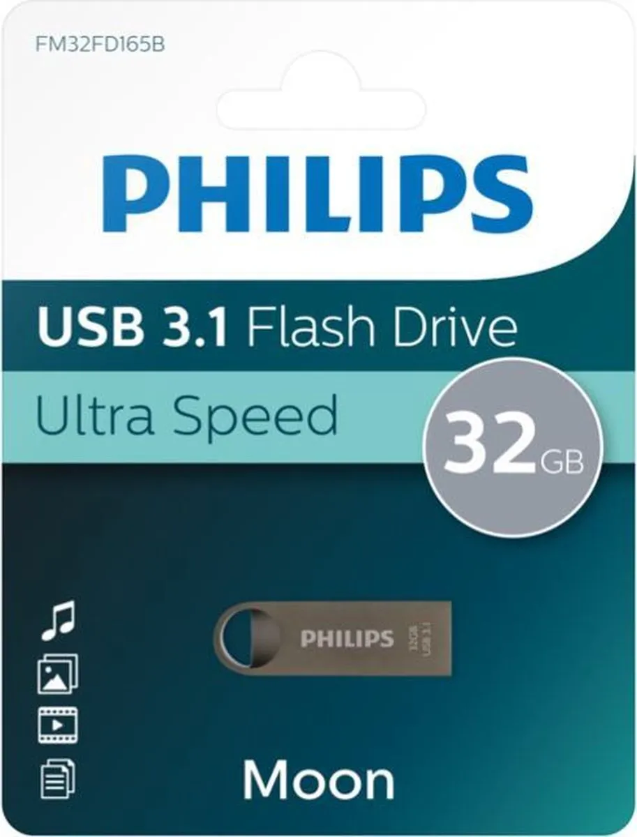 Philips USB Stick FM32FD165B 32GB - Mini - Bruin