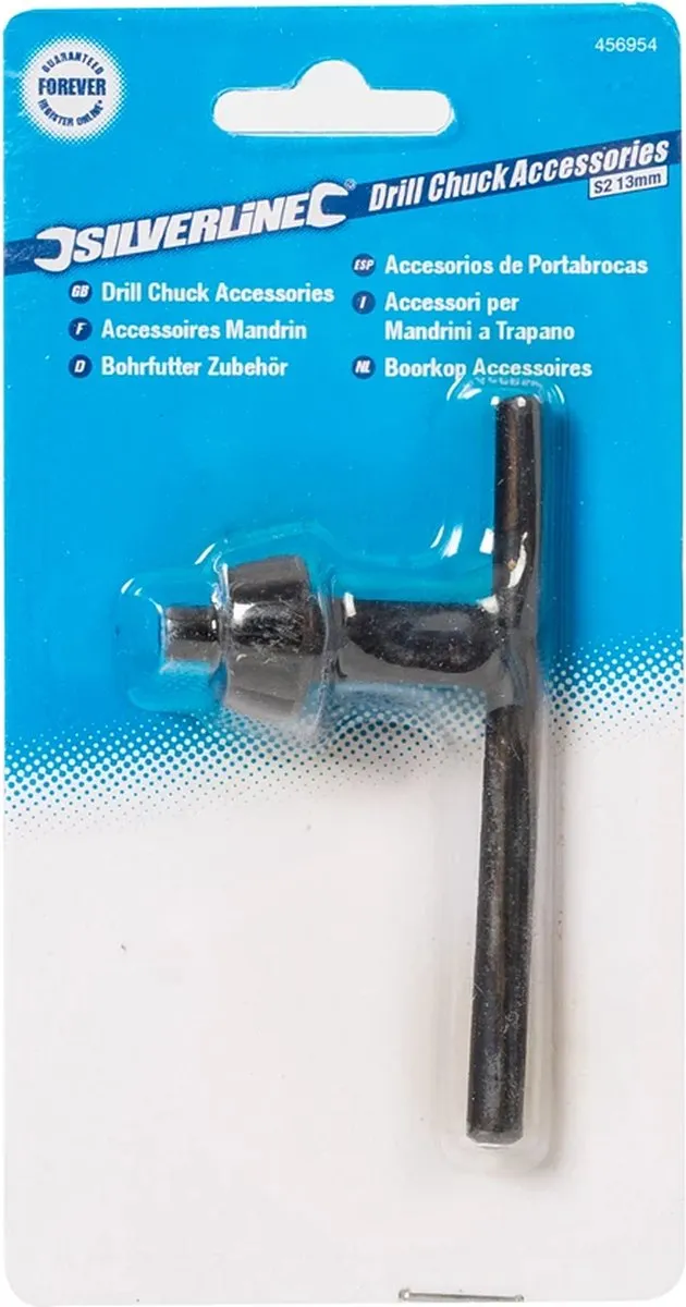 Silverline Spankopsleutel 13mm - 12 Tanden - Chemisch Gezwart Staal