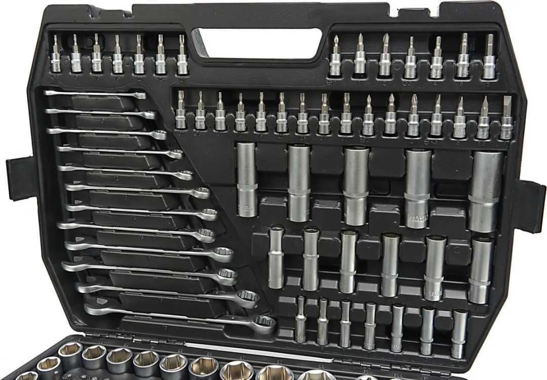 HBM Machines 216-delige Doppenset - 216 Stuks - Zwart