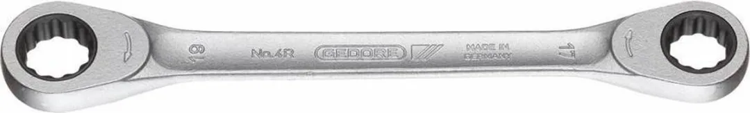 Gedore 2306816 Dubbele Ringratelsleutel 17x19mm